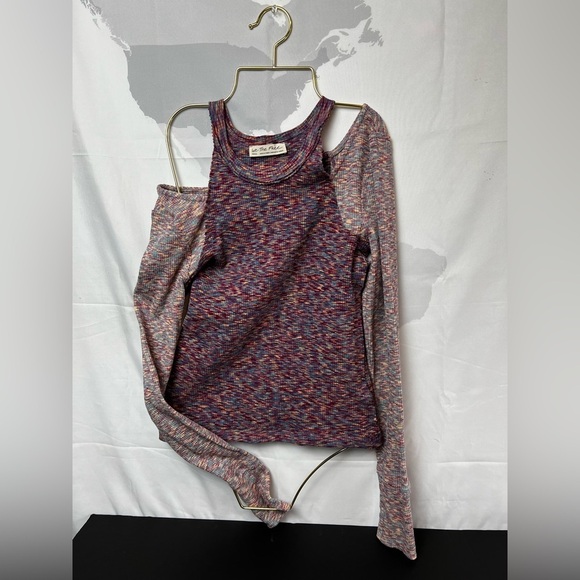 Free People top NWOT color light and dark purple - Picture 5 of 5